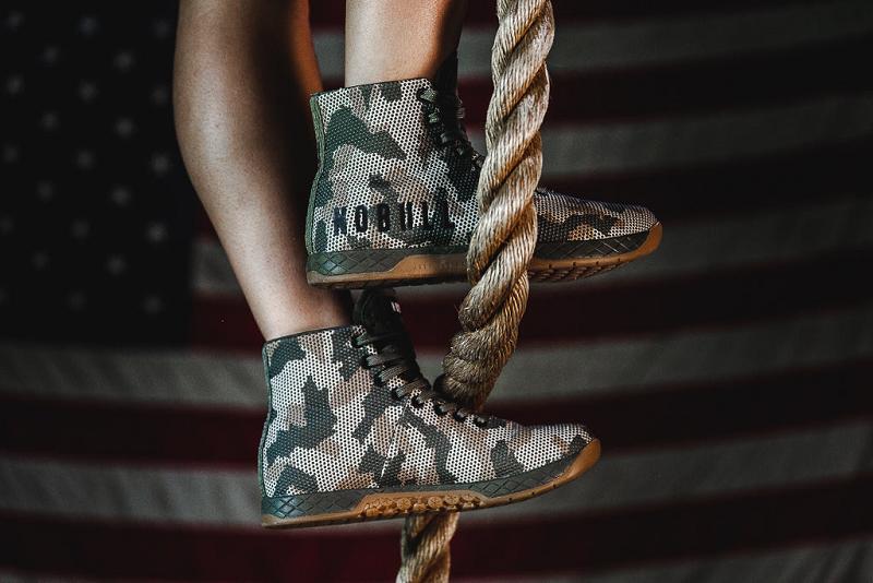 Nobull High-Top Woodland Camo Women's Trainers Olive | USA K1930O